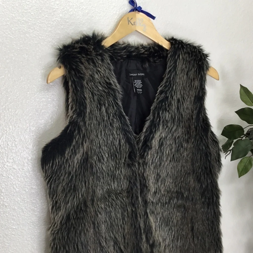 Sweater Project Faux Fur Vest